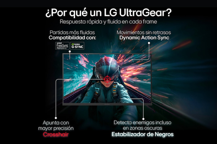 Monitor Gamer UltraGear™ 27" FHD IPS